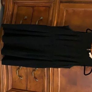Like new Loft sleeveless black dress size 10.